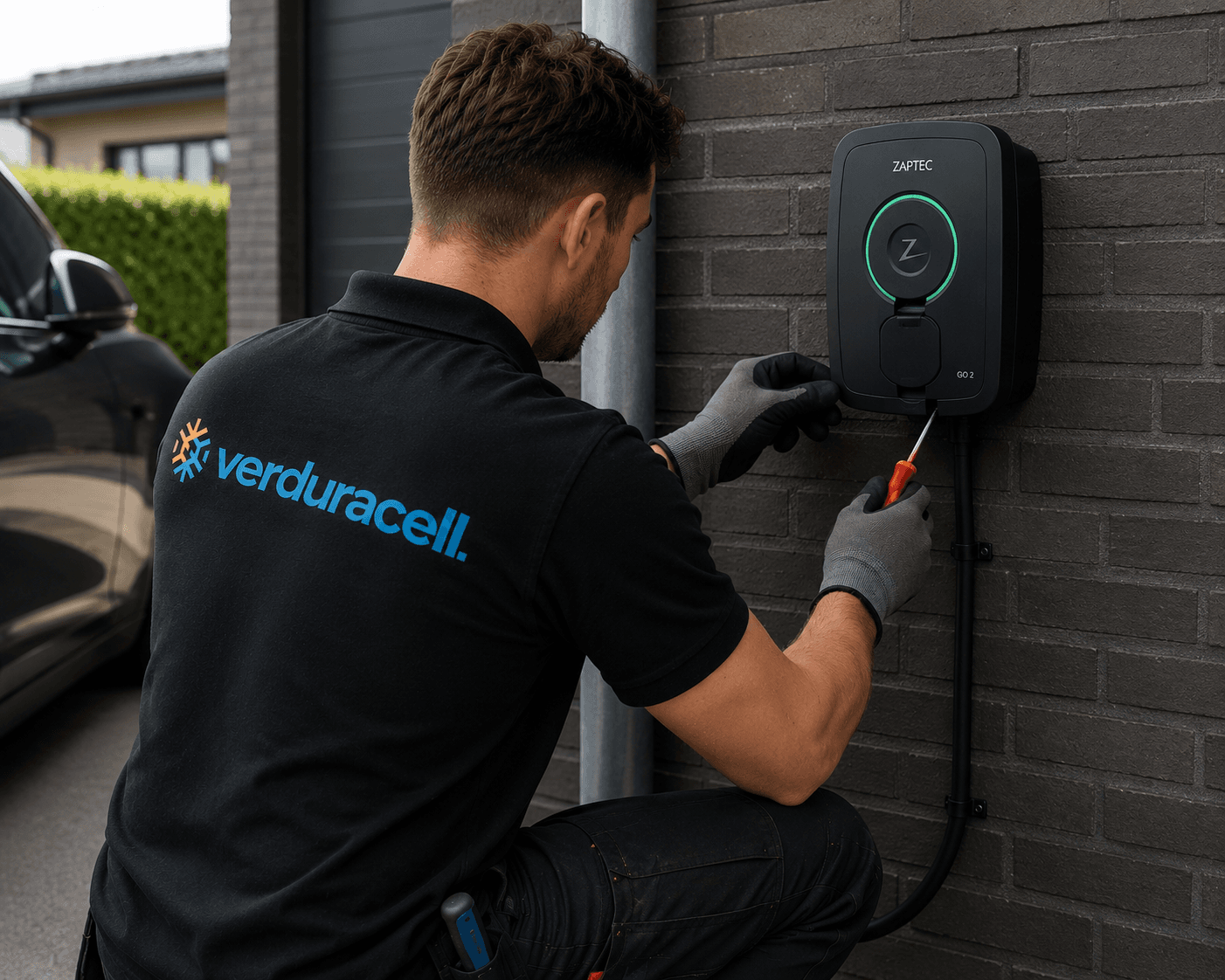 Laadpaal geplaatst door Verduracell
