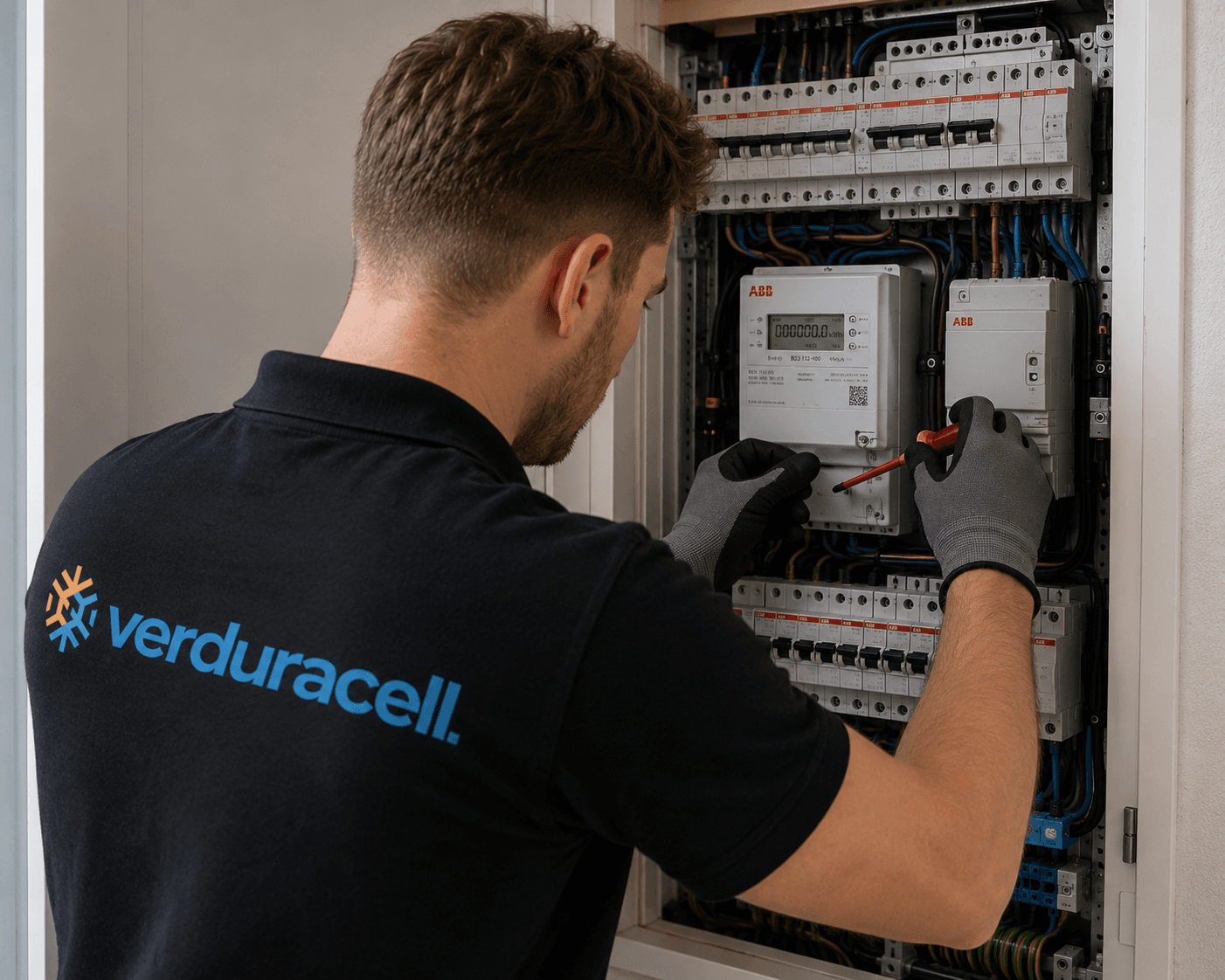 Meterkast geplaatst door Verduracell