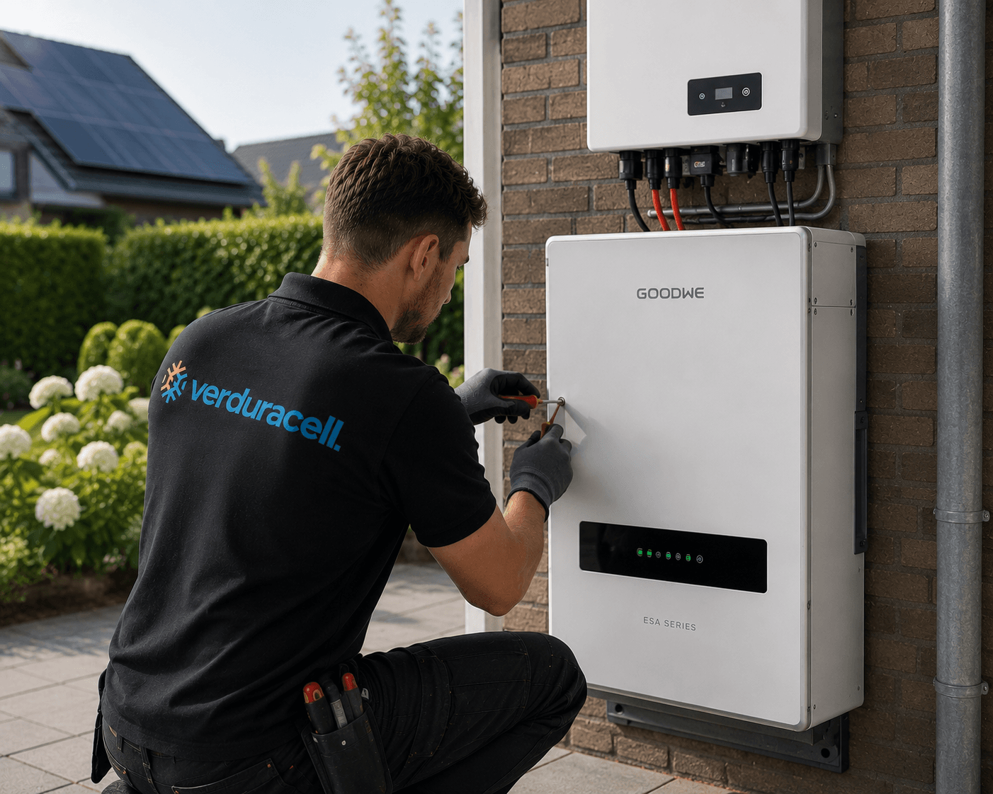 Thuisbatterij geplaatst door Verduracell