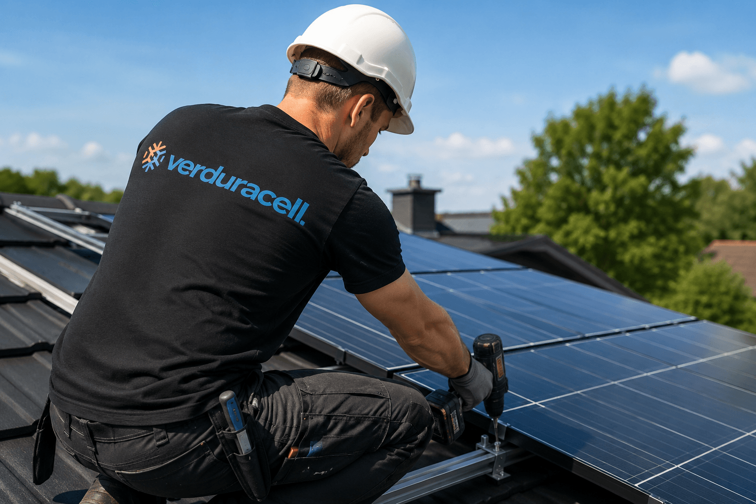 Zonnepanelen geplaatst door Verduracell